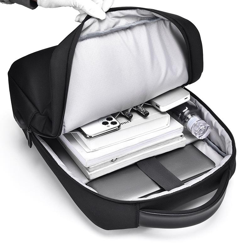 Новый унисекс однотонный водонепроницаемый и дышащий деловой модный повседневный универсальный рюкзак для повседневного использования