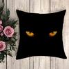 Подушка Черный кот Декоративные подушки для дивана Наволочки Подушки для дивана Наволочка Роскошная подушка для украшения автомобиля