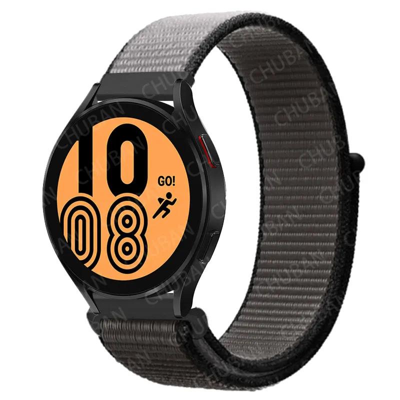 Nylon Loop For Samsung Galaxy Watch 6 5 Pro/4/classic/gear S3 Frontier/active Sport Bracelet Huawei Watch Gt2 3 22mm 20mm Strap