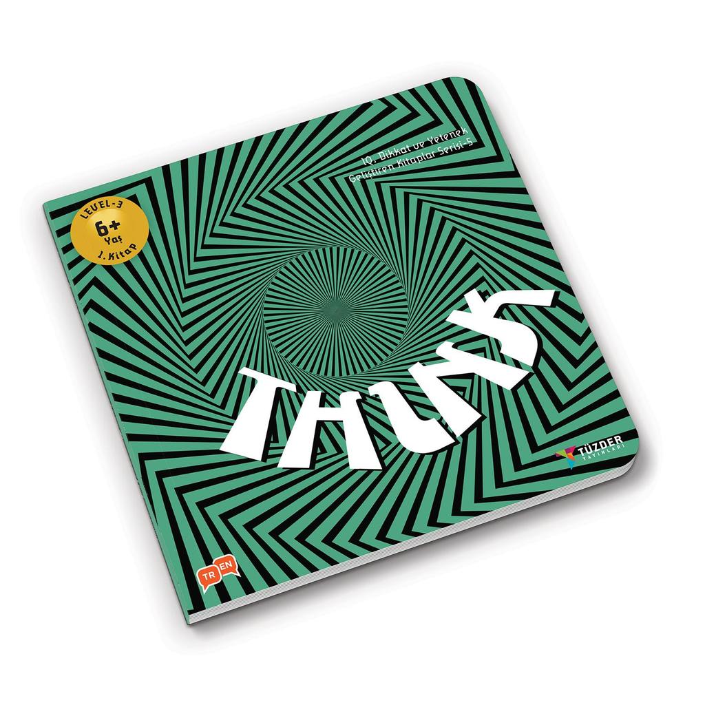 Набор из 9 возрастов 5+ (Уровень 1-2-3) / Серия книг, улучшающих IQ, внимание и способности, английский-турецкий