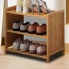 2-Tier Small Shoe Rack Organizer Smooth Edge Burr Free Easy Assembly Home Entryway Organization Shoe Stand