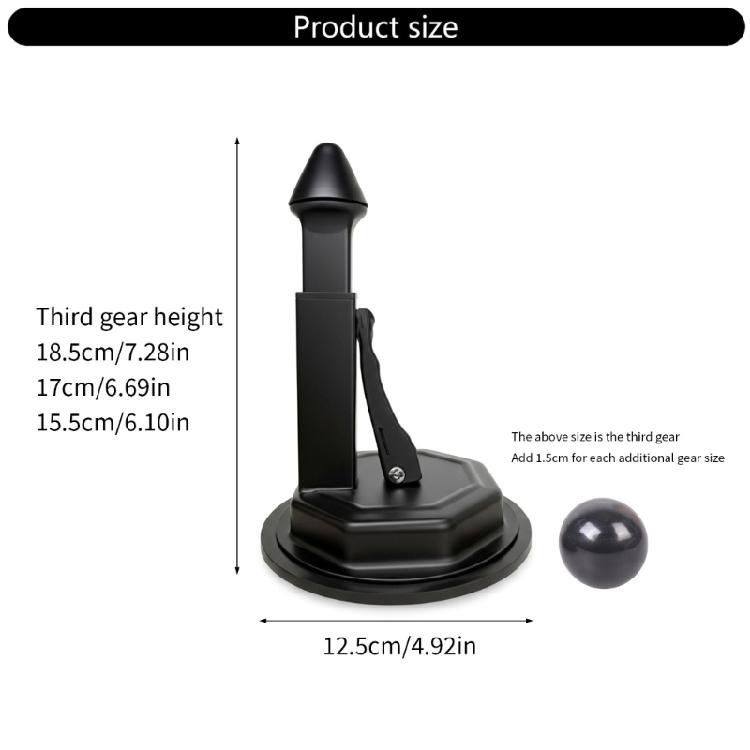 Manual Wall Mounted Massage Device With Elasticity Ball For Shoulder Blade And Spine Alignment Recovery Massage