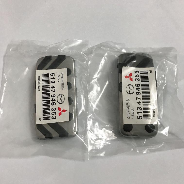 Совместимые накладки на педали газа и тормоза для Mitsubishi Pajero V73, Outlander V93, Lancer EX, Lancer Sport, Eclipse Cross.