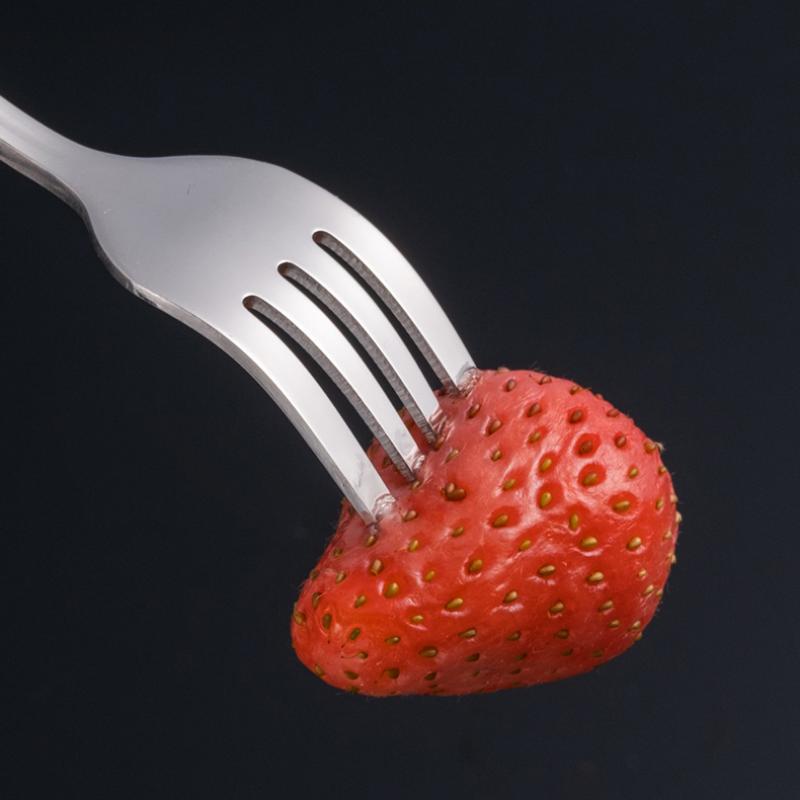 HANYANG 316 Ложка и вилка из нержавеющей стали Товары для дома Удлиненная ручка Маленькая ложка для супа Перемешивание Десертная вилка Ужин Суповая ложка