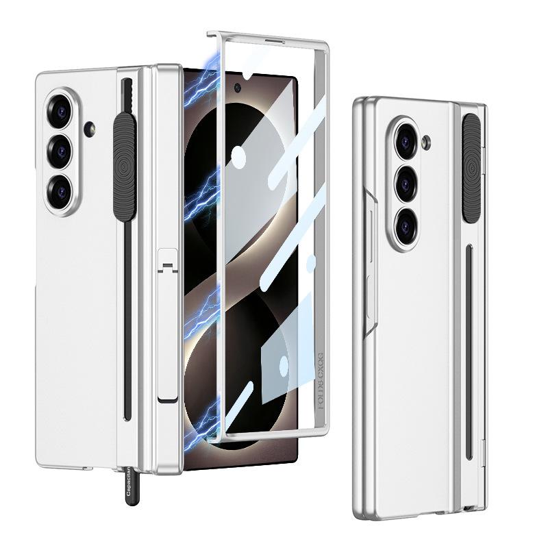Применимо к чехлу для мобильного телефона Samsung Fold8Ultra, складной, магнитный шарнир, всесторонний, регулировка шестерни, встроенное гнездо для стилуса