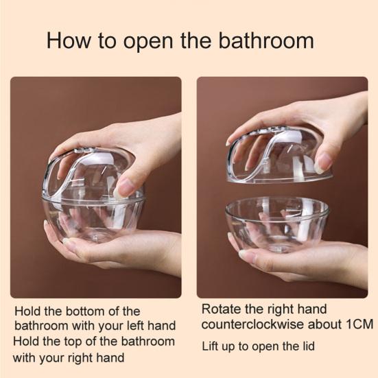 Ванна для хомяка, прозрачная песчаная ванна, брызгозащищенная ванная комната для хомяка, туалет для маленьких животных