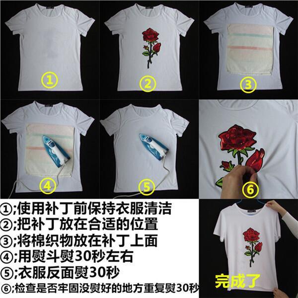 Letter Embroidery Hot Melt Adhesive Ironing Badge Cloth Sticker Diy Sewing Decorative Clothing Accessories Patch Cloth Sticker