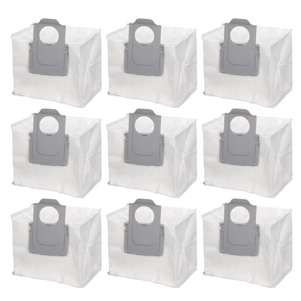 9pcs Robot Cleaner Dust Bag Disposable Dust Collection Bag for Roborock G10S G10S PRO T8 T8 PLUS Q7
