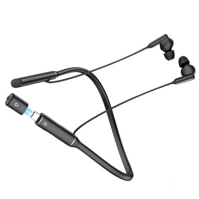 Hmusic Шейный Bluetooth-наушник с функцией обратной зарядки, совместимый с Bluetooth 5.4, 35 часов работы, Динамик, Микрофон высокой чувствительности, ENC, Свободные руки