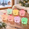Childlike Fun Room Accents 12Pcs Glow In Dark Mini Christmas Gift Box Figurines, Luminous Elf DIY Handmade Craft Supplies Ornaments, Cute Tiny Statues