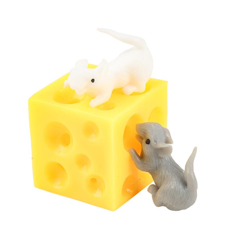 Мышь в сыре, игрушки для детей, антистресс, СДВГ, забавные подарки, Regalos Para Cumpleaños Infantil Invitados