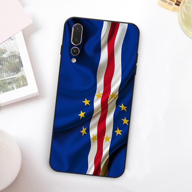 Флаг Кабо-Верде Для Huawei Nova 11 10 9 SE Y70 Y60 Y90 Y61 Y91 Y73 Y72 12i 11i 8i P30 P40 Lite P60 Pro Чехол