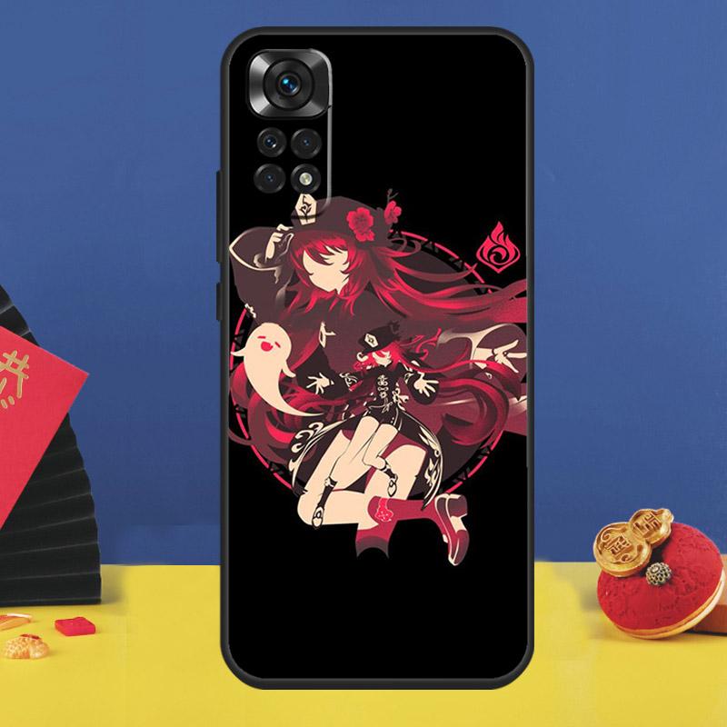 Чехол для телефона Genshin Impact Ху Тао для Xiaomi Redmi Note 15 Pro Plus 13 12 11 9 10 14 Pro 10C 12C 13C 14C 15C