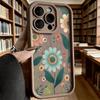 Пастельная цветочная иллюстрация Чехол для телефона для iPhone 17 16 15 14 13 12 11 Pro Max Plus Защита от царапин, Гибкий гелевый Защитный