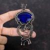 Blue Fire Labradorite Pendant Copper Wire Wrapped Pendant Handmade Jewelry Genuine Gemstone Pendant Copper Designer Jewelry Anniversary Gift