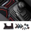CDEFG Консоль для Jimny 2018 года Центральная консоль Хранение ABS с USB Монетница Резиновая Легкая Без Индивидуальной Отделки Салона Подставка/Ящик для Водителя JB64/JB74, Чехол, Материал, Порт,