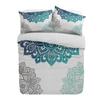 Mandala Gradient Bohemian Flower Duvet Cover With Pillow Case Custom 3pcs Bedding Set Quilt Cover Double Bed Home Textile
