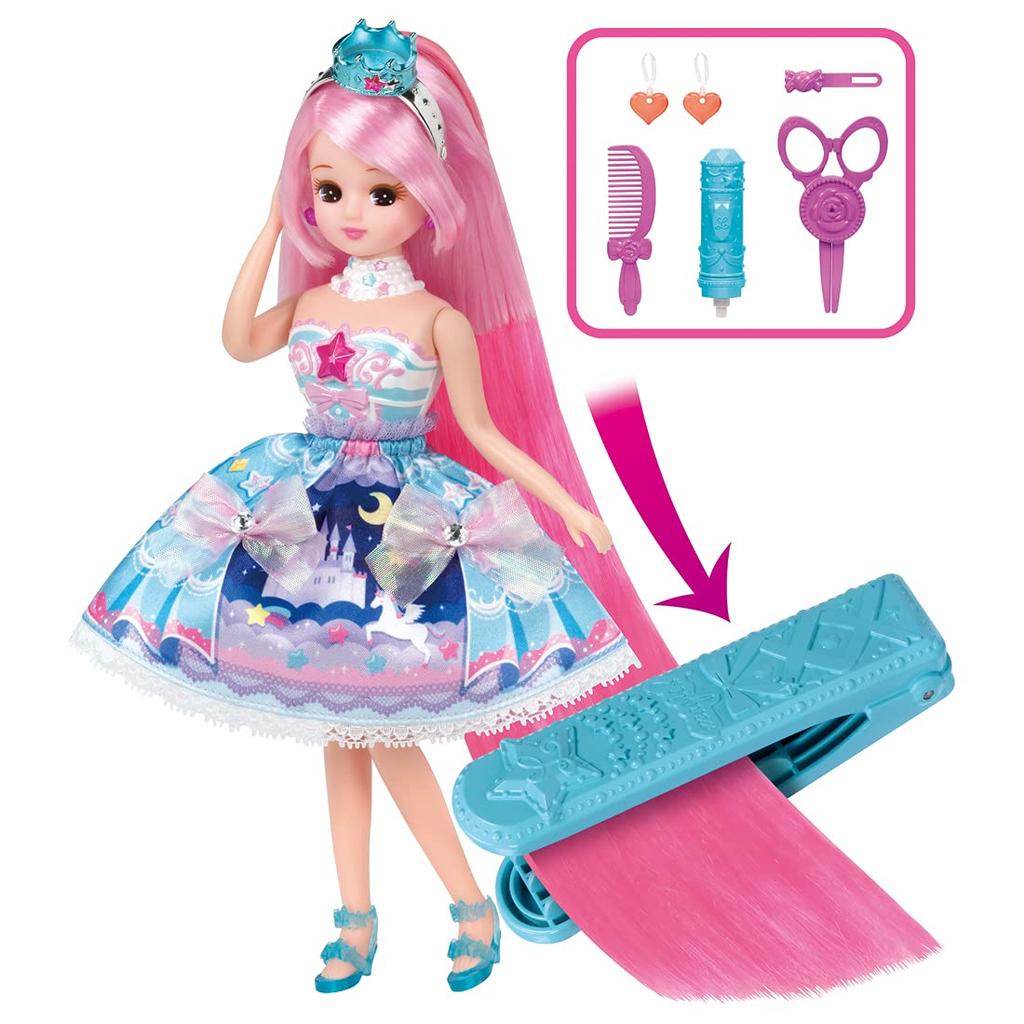 TAKARA TOMY Doll Magic Long Hair Doll Play House Toy Ages 3 and Up Passes Toy Safety Standards ST Mark Certification Licca TAKARA TOMY "Licca-chan