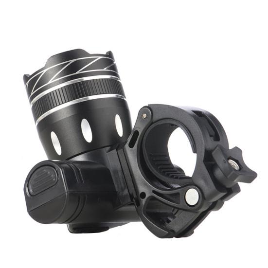 Велосипедная фара Алюминиевый сплав Водонепроницаемая Зум USB Перезаряжаемая Режимы Регулируемая МТБ Дорожный Горный велосипед Ночная езда Светодиодная передняя лампа