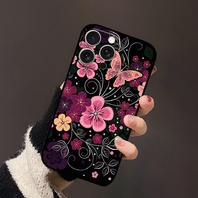 Чехол для Apple iPhone 16 Pro Max 16Pro Силиконовый Мягкий Черный Бампер Чехол-Крышка Для iPhone 16 Plus Полностью Защитный Корпус Телефона