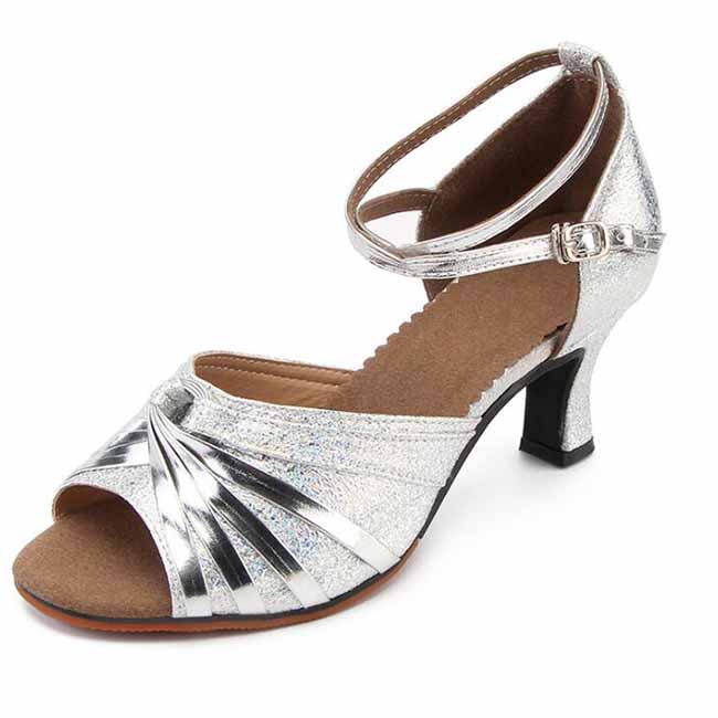 Женская блестящая обувь для профессиональных танцев