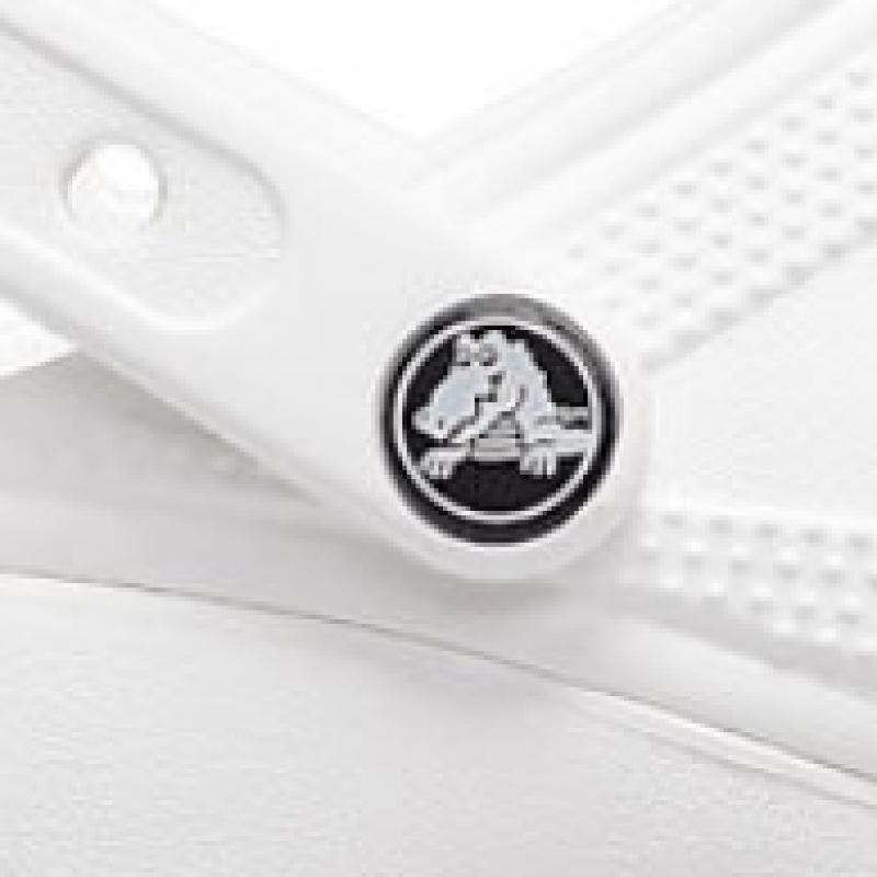 Crocs Женские классические сабо на платформе, белые 206750 100