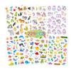 229Pcs Children Scenes Jelly Sticker Books Reusable Hand-on Puzzle Game Animal Dinosaur For Kids Montessori Early Education Gift