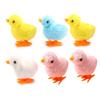 6Pcs Clockwork Toys Plush Chick Wind-up Toys Realistic Appearance Simulated Chick Figures Fluffy Chick Toys