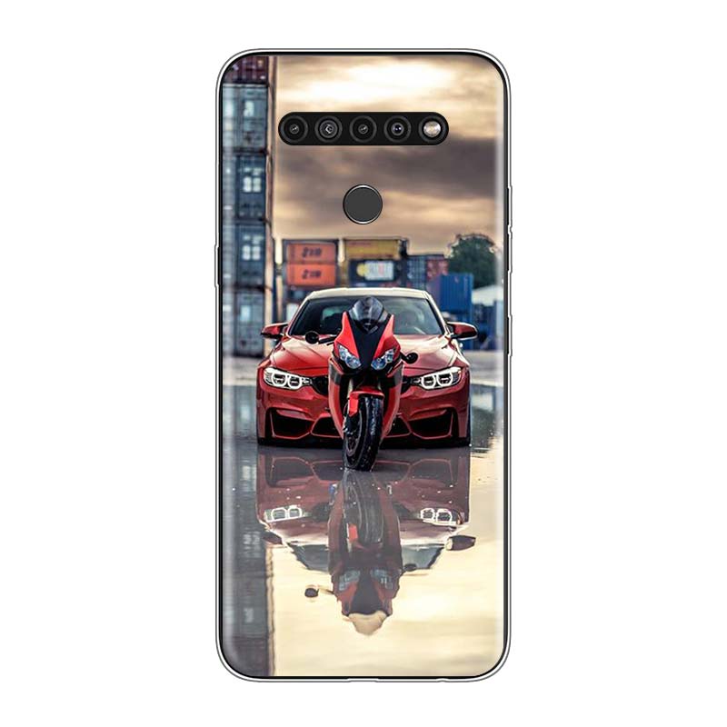 Cool Sports Car For LG V60 V50S V50 G8X G8S G8 G7 ThinQ 5G K61 K51S K41S K30 K20 Q60 Q9 Soft Phone Case