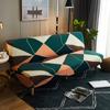 Plaid Elastic Bedspread On The Folding Sofa Bed Covers for Living Room Big Couch Cover Long Chair Without Armrests Slipcovers