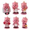 Loopy Pvc Collectible Figure Cute Pink Beaver Decor For Girls
