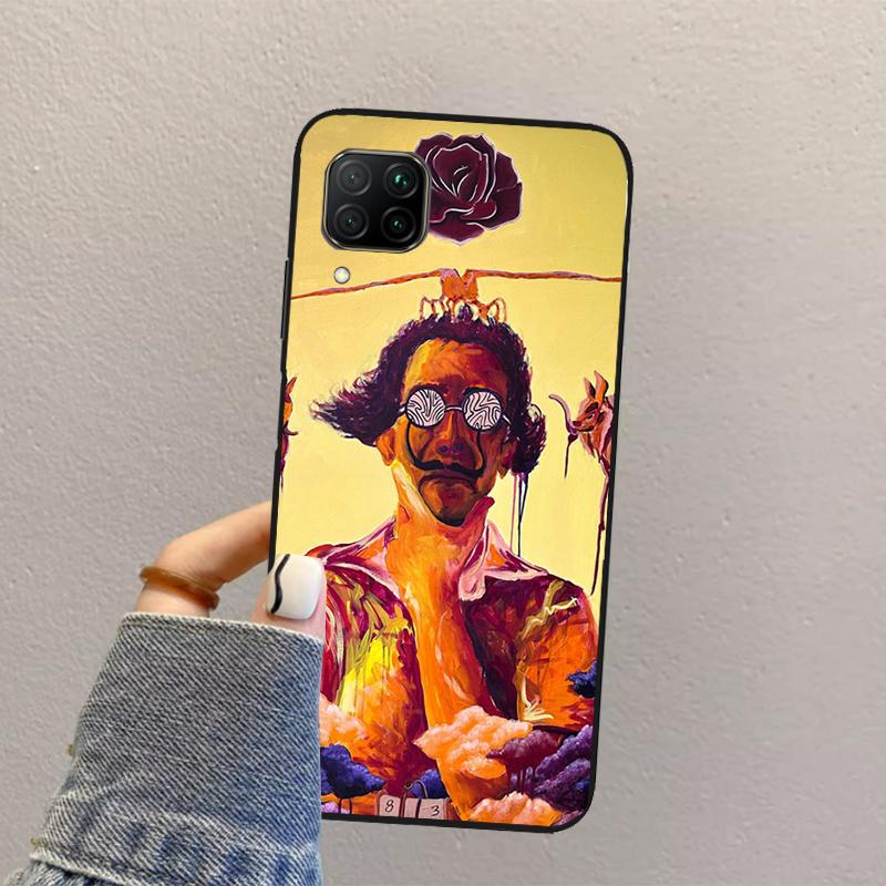 Чехол Salvador Dali Art для Huawei Nova Y70 Y90 Y60 Y73 Y72 Y61 Y91 12s 12i 11i 8i 9 10 SE P40 Lite P60 P30 Pro
