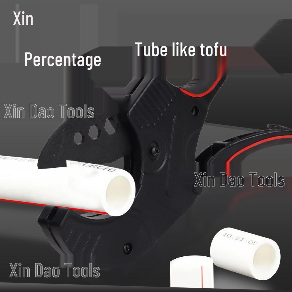 Professional PPR Water Pipe Cutter with Replaceable Blade and Self-Locking Ratchet