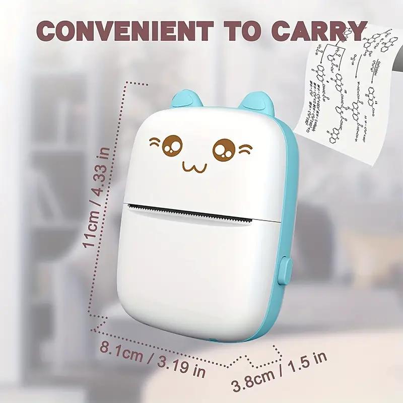 Мини-карманный принтер, портативный термопринтер для приложения Android или IOS, бесчернильный принтер в подарок друзьям, используемый дома, в офисе, в учебе, для печати рабочих списков