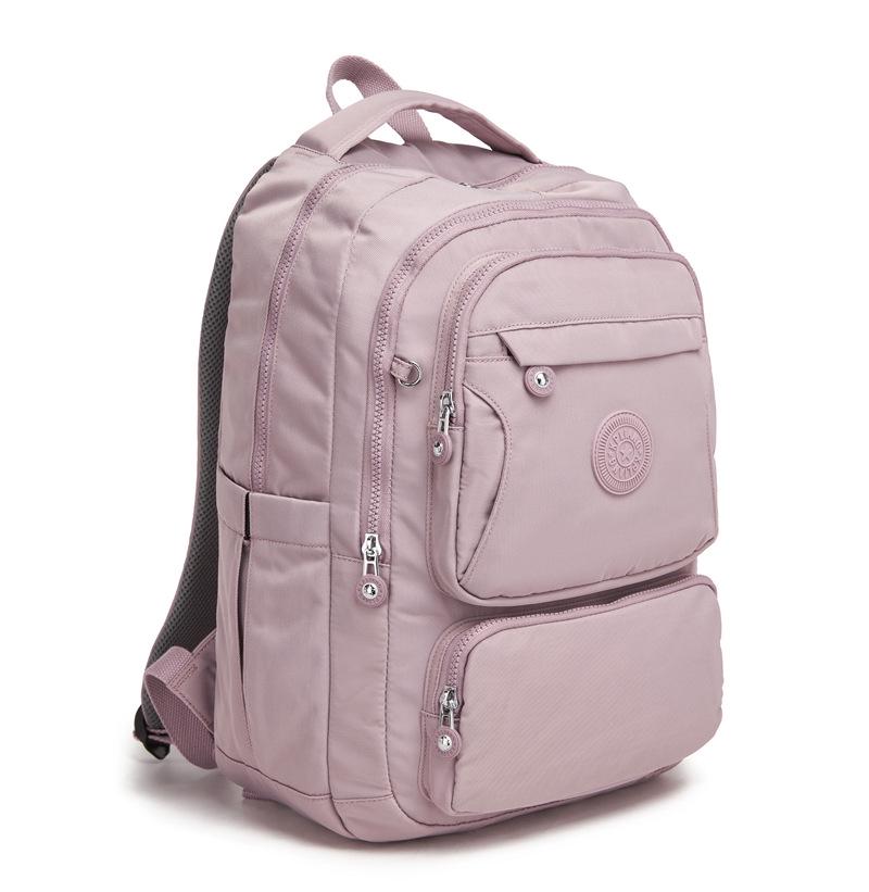 Lightweight Waterproof Nylon Backpack for Men & Women – Large Capacity, Multi-Compartment Design for Casual Travel and Commuting