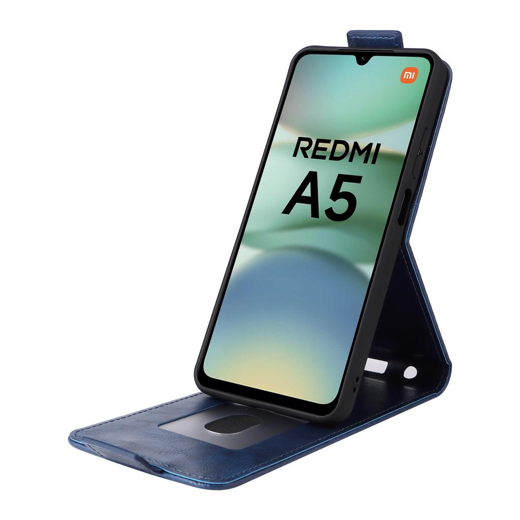 For Xiaomi Redmi A5 4G (171.7mm)/Poco C71 4G Stand Case Magnetic Clasp Vertical Flip Leather Phone Cover with Card Holder