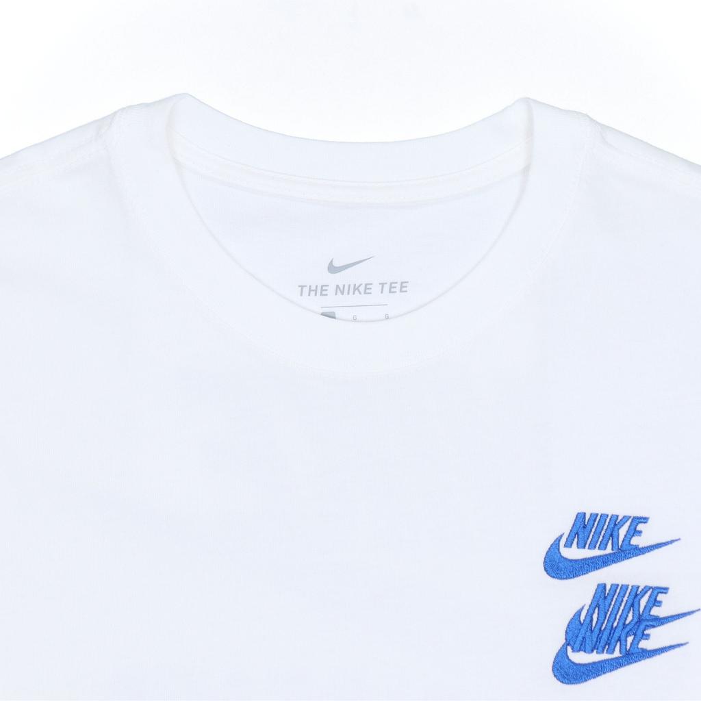 Nike World Tour Edition Logo Crew Neck T-Shirt Men Tops White DA0990-100