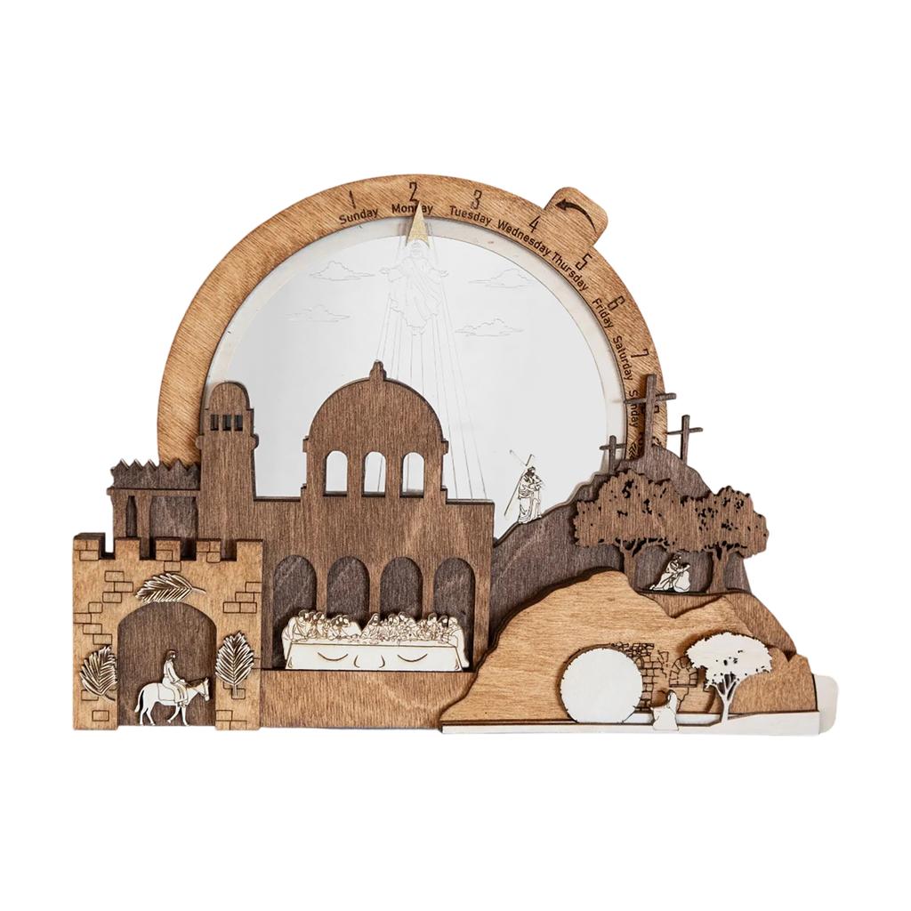 Wooden Desktop Ornaments With Lighting Effects