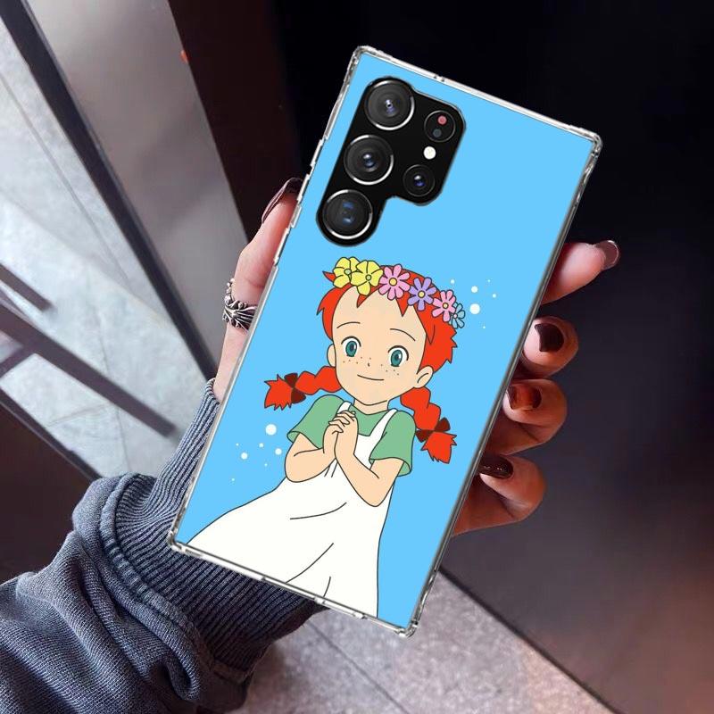 A-Anne Of Green Gables Shirley Phone Case For Samsung Galaxy S26 S25 Edge S24 S23 Ultra S22 Plus S21 S20 FE Soft TPU Back Cover
