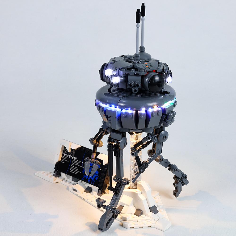 Набор светодиодных фонарей EASYLITE для 75306 Wars Imperial Probe Droid, коллекционные игрушки «сделай сам», блоки, только кирпичи, комплект освещения, нет