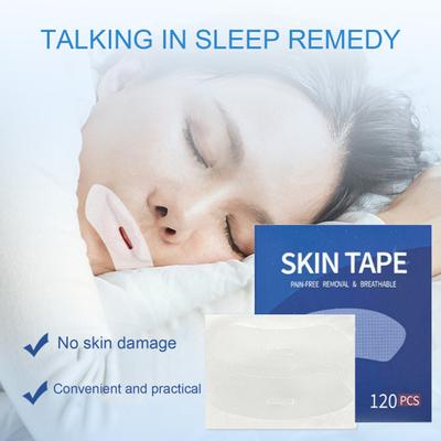 120 шт., пластырь против храпа, средство для тренировки дыхания через нос, приятная для кожи наклейка для облегчения храпа, корректор дыхания через рот, простота в использовании, уменьшение храпа