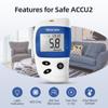 Safe Accu 2 Blood Glucose Monitor Kit 10/50/100 Blood Glucose Sugar Test Kit