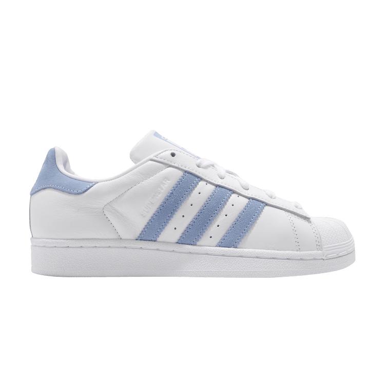Adidas Кроссовки унисекс Superstar Glow Blue White Footwear-White EF9239