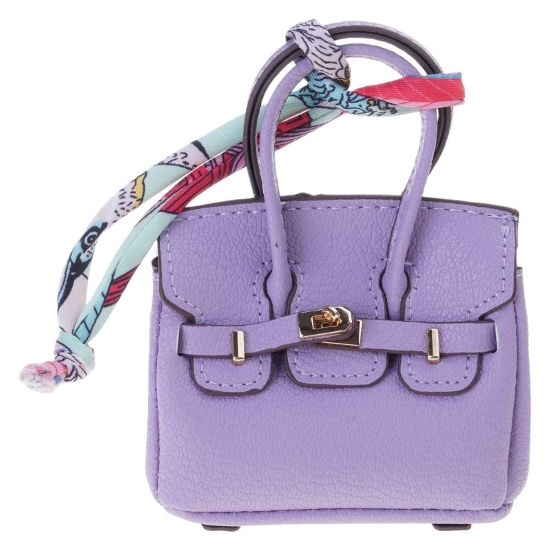 Мини Беспроводные Наушники Чехол Органайзер Держатель для Ключей Брелок Шарм Искусственная Кожа Брелок Мешочек Различные Яркие Цвета на Выбор