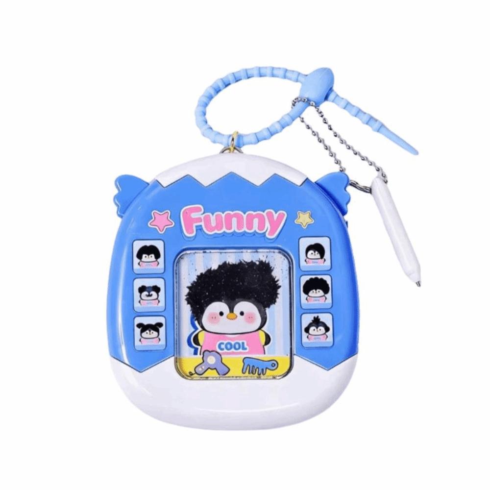 Creative DIY Hair Style Keychain Fidget Toy Animals Styling Pendant Car Pendant