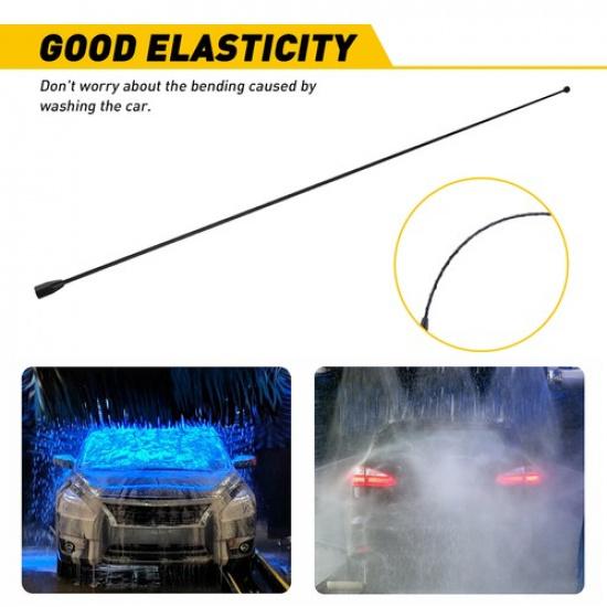 Car Auto Long 21" Long Antenna Mast Black For Toyota Chevrolet Ford DIY Replacem