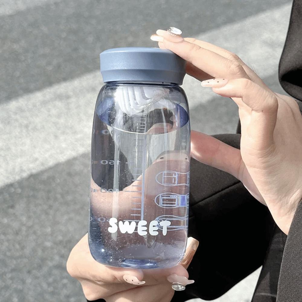 Transparent Mini Water Bottle with Tea Strainer Portable Drink Bottle New Pocket Cup Outdoor