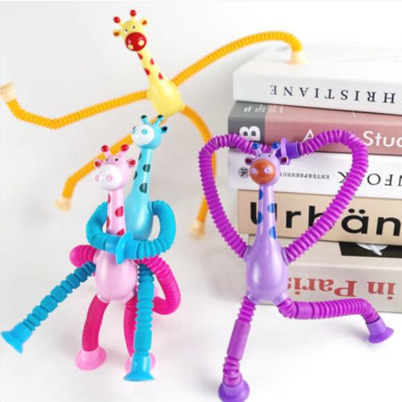 Светодиодная игрушка-трубка «Жираф» для снятия стресса (3 варианта)
