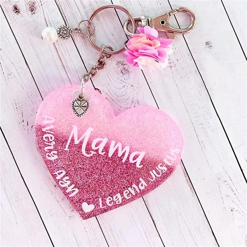 Heart Shape Keychain Casting Silicone Molds Dog Paw Print Resin Molds for Key Chain Pendant Making Epoxy Resin Craft Jewelry DIY