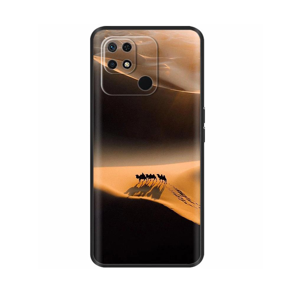 Чехол для Redmi 10C Милый мультяшный Мягкий Жидкий Силиконовый Корпус Телефона Для Xiaomi Redmi 10C Задняя Крышка redmi10C 10 C Чехлы Fundas
